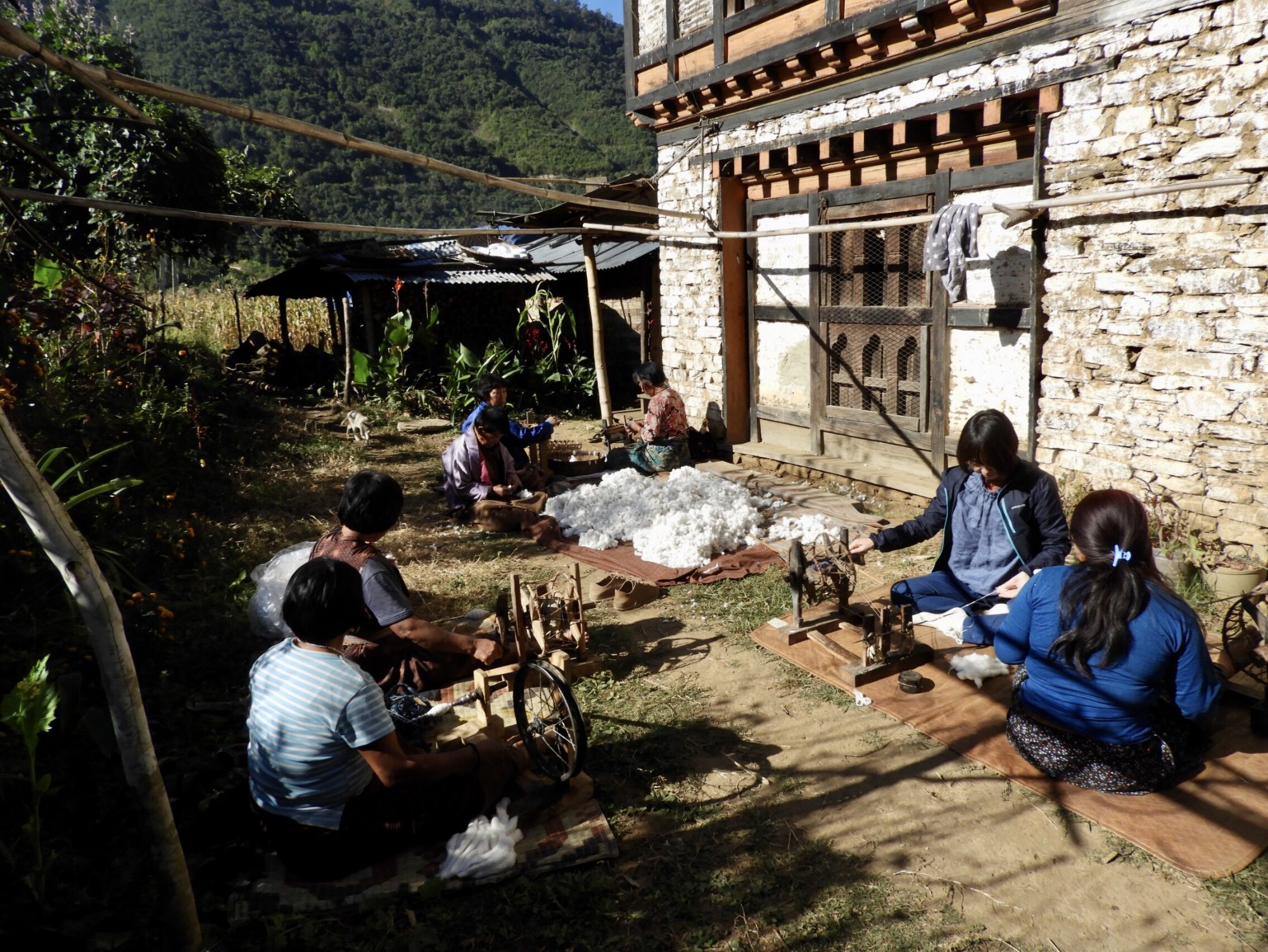 ブータン　チモン村