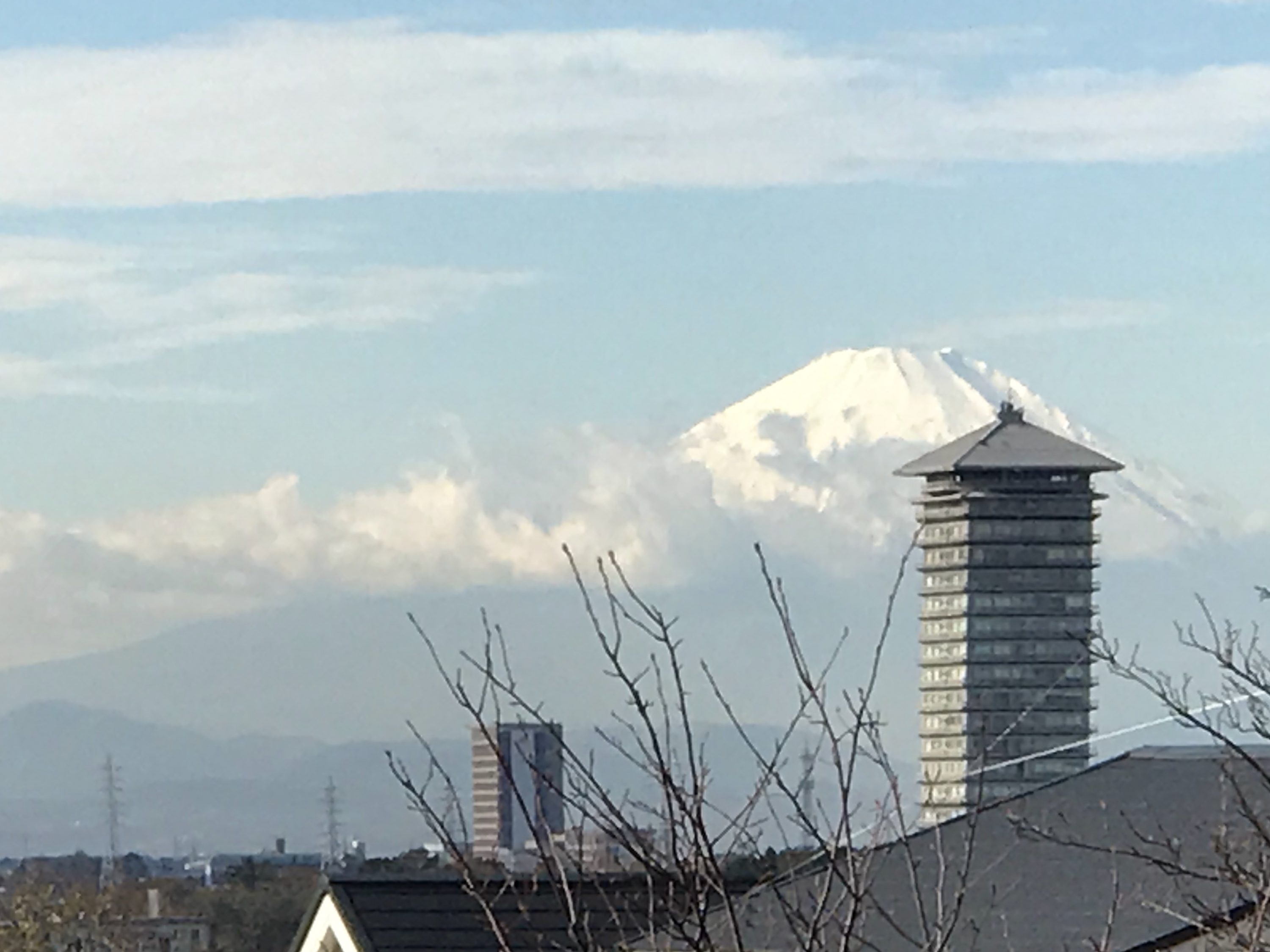 戸塚区内から見える富士山